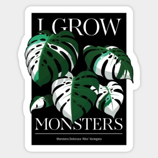 Monstera Albo Plant Lover Collection Sticker